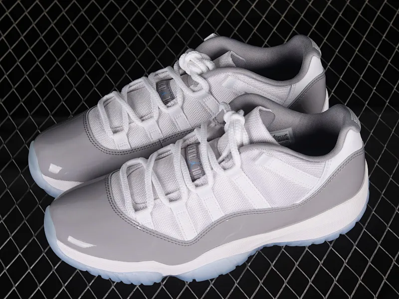 All categories Air Jordan Jordan series basketball shoes Air Jordan 11 LJR version Air Jordan 11 Low "Cement Grey" AJ11 Joe 11 cool gray low-top basketball shoes AV2187-140